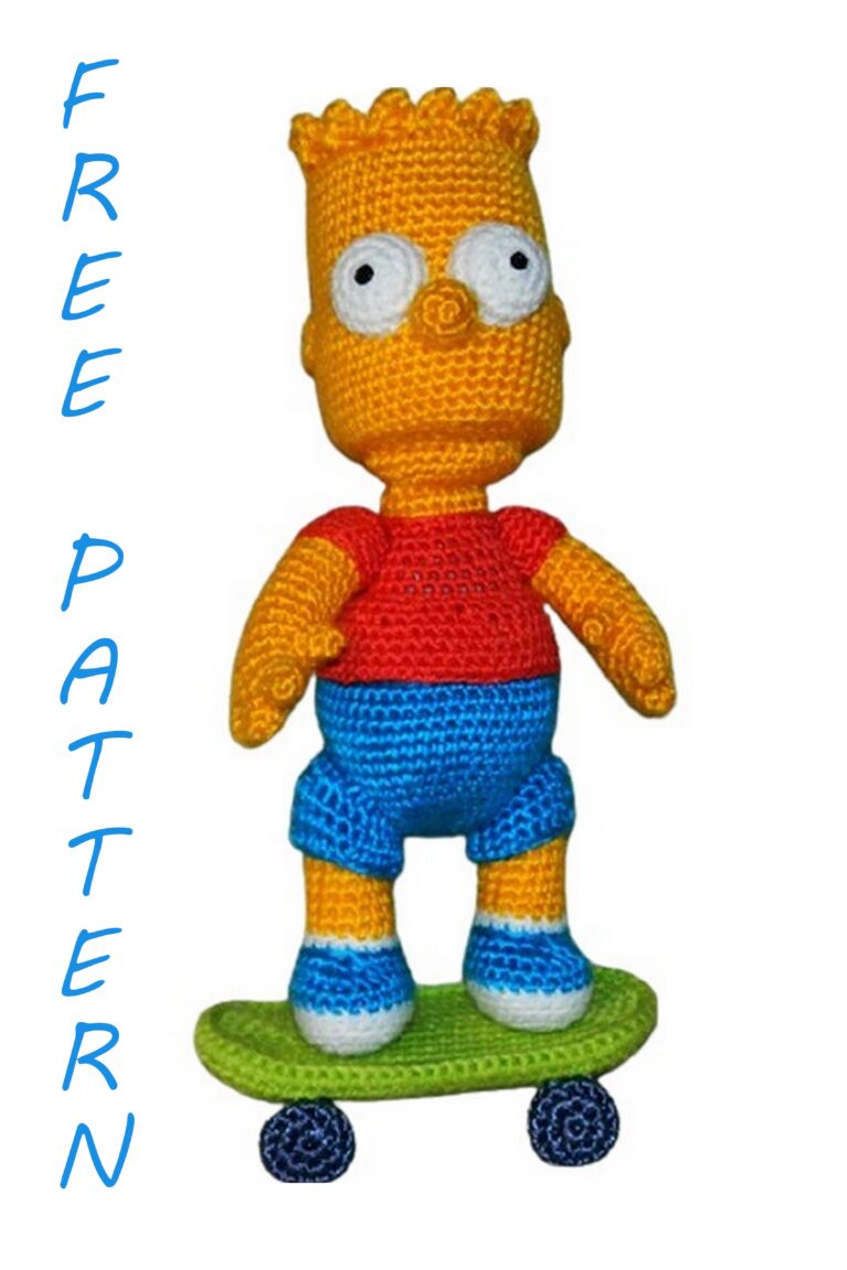 Amigurumi Bart Simpson Free Crochet Pattern