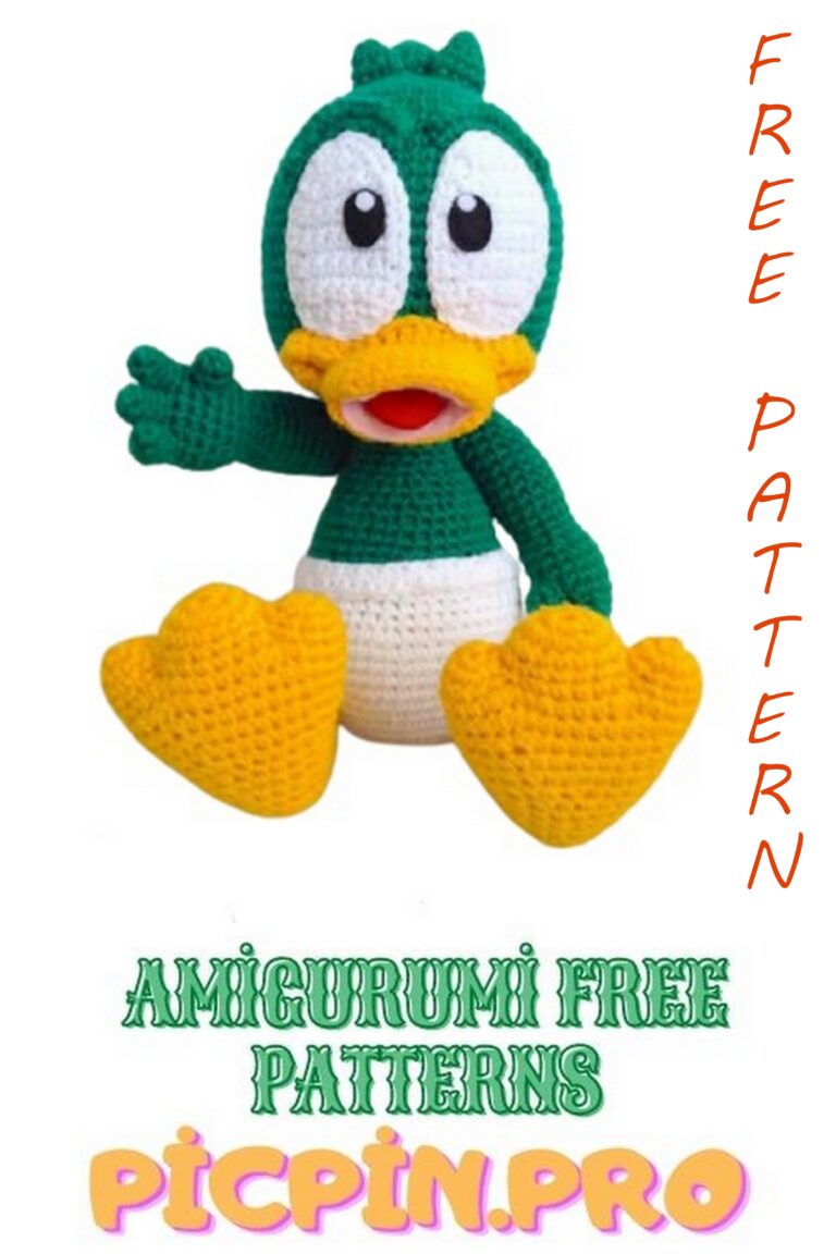 Amigurumi Cute Baby Duck Free Crochet Pattern
