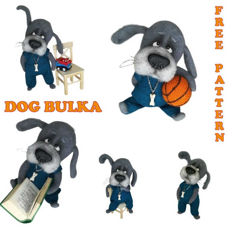 Dog Bulka Amigurumi Free Crochet Pattern