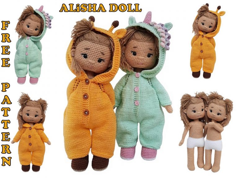 Alisha Doll Amigurumi Free Pattern