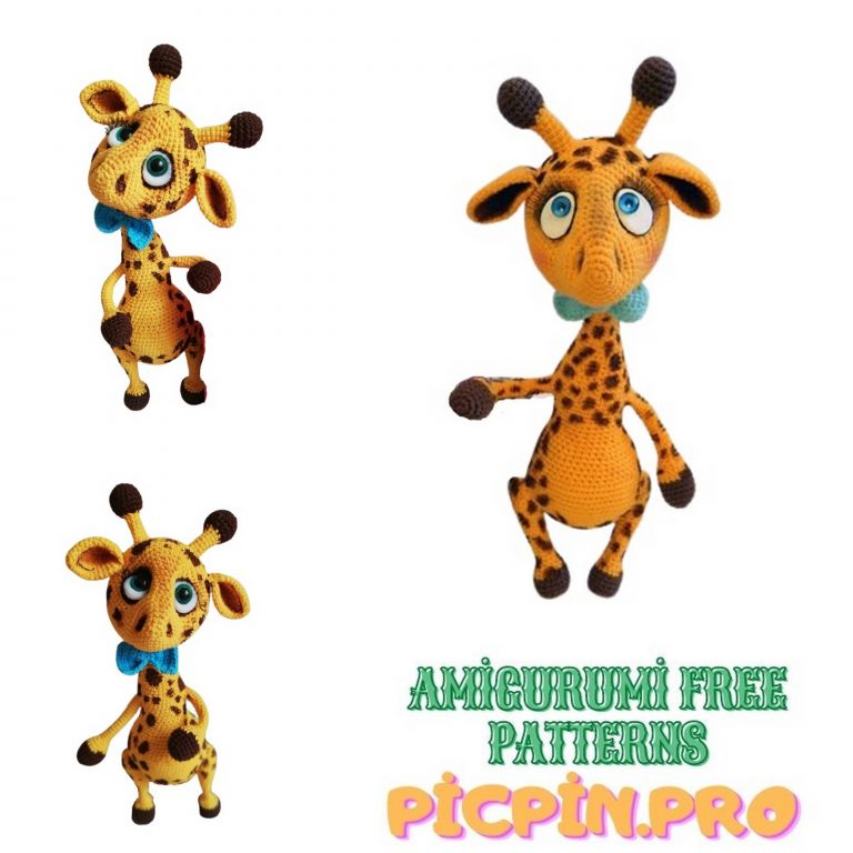 Cute Giraffe Amigurumi Free Crochet Pattern