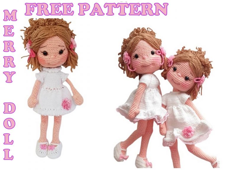Merry Doll Amigurumi Free Crochet Pattern