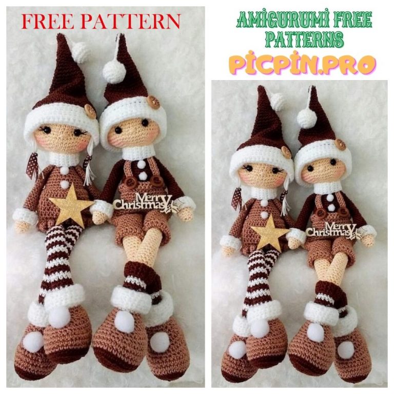 Christmas Elf Amigurumi Free Crochet Pattern