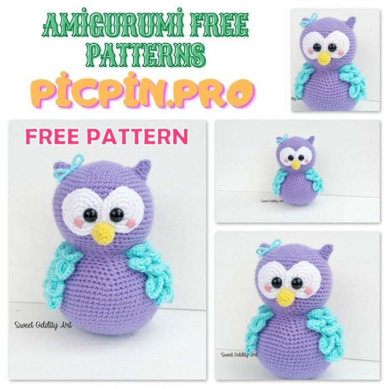 Cute Owl Olivia Amigurumi Free Crochet Pattern