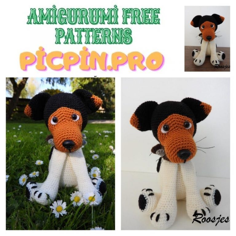 Amigurumi Dog Jack Russell Free Crochet Pattern