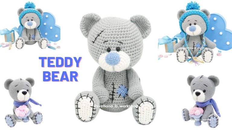 Cute Teddy Bear Amigurumi Free Crochet Pattern