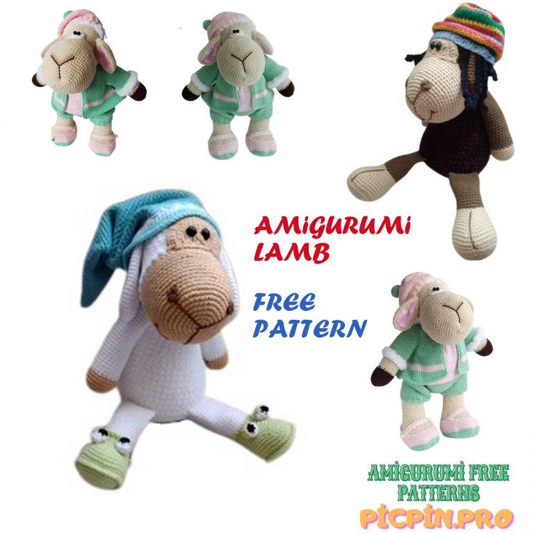 Cute Lamb Amigurumi Free Pattern